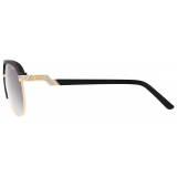 Cazal - Vintage 9085 - Legendary - Black Matt Gold - Sunglasses - Cazal Eyewear