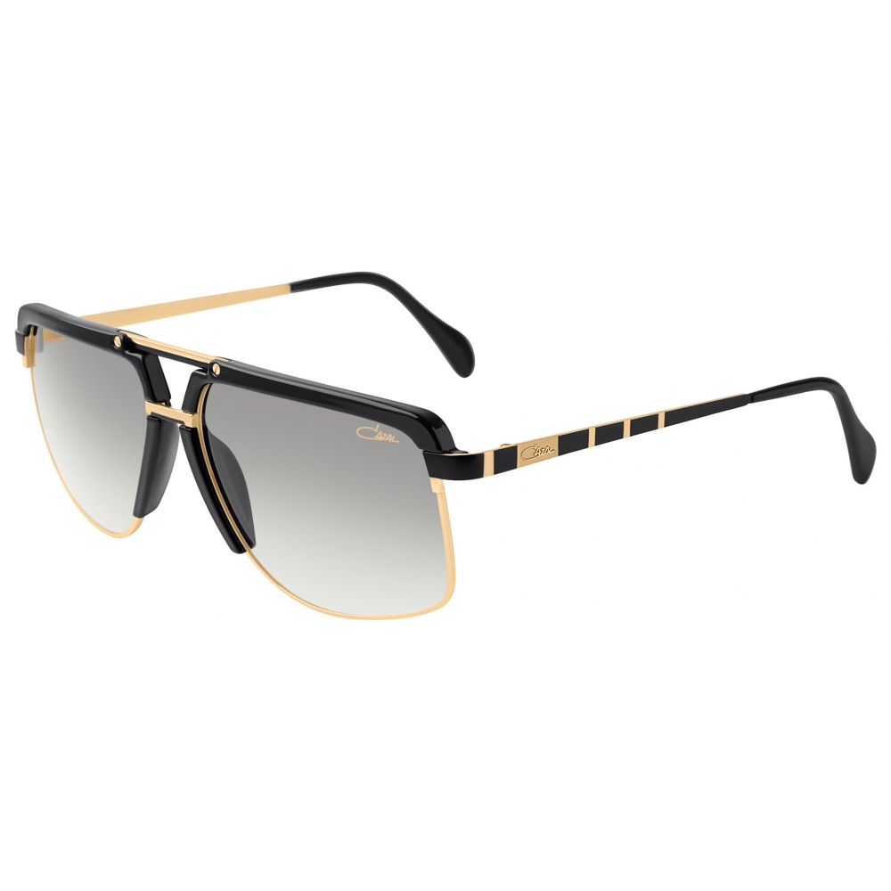 Cazal Vintage 9086 Legendary Black Gold Sunglasses Cazal Eyewear Avvenice