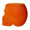 Qeeboo - Mexico Stool and Sidetable Velvet Finish - Arancione - Sedia Qeeboo by Studio Job - Arredamento - Casa