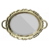 Qeeboo - Plateau Miroir Metal Finish - Oro - Specchio Qeeboo by Studio Job - Arredo - Casa