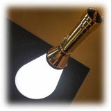 Qeeboo - Flash Rechargeable Lamp Metal Finish - Argento - Lampada Qeeboo by Studio Job - Illuminazione - Casa