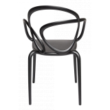 Qeeboo - Loop Chair Without Cushion Set of 2 Pieces - Nero - Sedia Qeeboo by Front - Arredamento - Casa