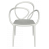 Qeeboo - Loop Chair Without Cushion Set of 2 Pieces - Bianco - Sedia Qeeboo by Front - Arredamento - Casa