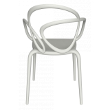 Qeeboo - Loop Chair Without Cushion Set of 2 Pieces - Bianco - Sedia Qeeboo by Front - Arredamento - Casa