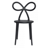Qeeboo - Ribbon Chair - Black - Qeeboo Chair by Nika Zupanc - Furnishing - Home