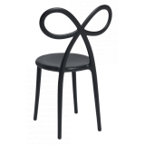 Qeeboo - Ribbon Chair - Nero - Sedia Qeeboo by Nika Zupanc - Arredamento - Casa