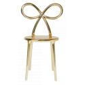 Qeeboo - Ribbon Chair Metal Finish - Oro - Sedia Qeeboo by Nika Zupanc - Arredamento - Casa