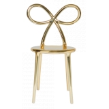 Qeeboo - Ribbon Chair Metal Finish - Oro - Sedia Qeeboo by Nika Zupanc - Arredamento - Casa