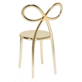 Qeeboo - Ribbon Chair Metal Finish - Gold - Qeeboo Chair by Nika Zupanc - Furnishing - Home