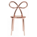 Qeeboo - Ribbon Chair Metal Finish - Oro Rosa - Sedia Qeeboo by Nika Zupanc - Arredamento - Casa