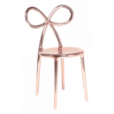 Qeeboo - Ribbon Chair Metal Finish - Rose Gold - Qeeboo Chair by Nika Zupanc - Furnishing - Home