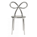 Qeeboo - Ribbon Chair Metal Finish - Argento - Sedia Qeeboo by Nika Zupanc - Arredamento - Casa