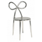 Qeeboo - Ribbon Chair Metal Finish - Silver - Qeeboo Chair by Nika Zupanc - Furnishing - Home