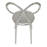 Qeeboo - Ribbon Chair Metal Finish - Silver - Qeeboo Chair by Nika Zupanc - Furnishing - Home