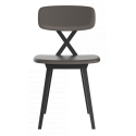 Qeeboo - X Chair with Cushion Set of 2 Pieces - Grigio Tortora - Sedia Qeeboo by Nika Zupanc - Arredamento - Casa