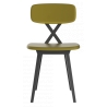 Qeeboo - X Chair with Cushion Set of 2 Pieces - Green Mustard - Qeeboo Chair by Nika Zupanc - Furnishing - Home