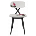 Qeeboo - X Chair with Flower Cushion Set of 2 Pieces - Flower - Qeeboo Chair by Nika Zupanc - Furnishing - Home