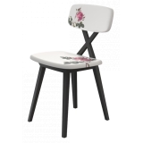 Qeeboo - X Chair with Flower Cushion Set of 2 Pieces - Fiore - Sedia Qeeboo by Nika Zupanc - Arredamento - Casa