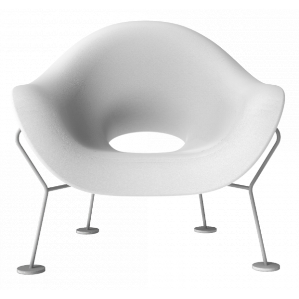 Qeeboo - Pupa Armchair Powder Coat Outdoor - White - Qeeboo Chair by Andrea Branzi - Furnishing - Home