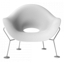 Qeeboo - Pupa Armchair Powder Coat Outdoor - Bianco - Sedia Qeeboo by Andrea Branzi - Arredamento - Casa