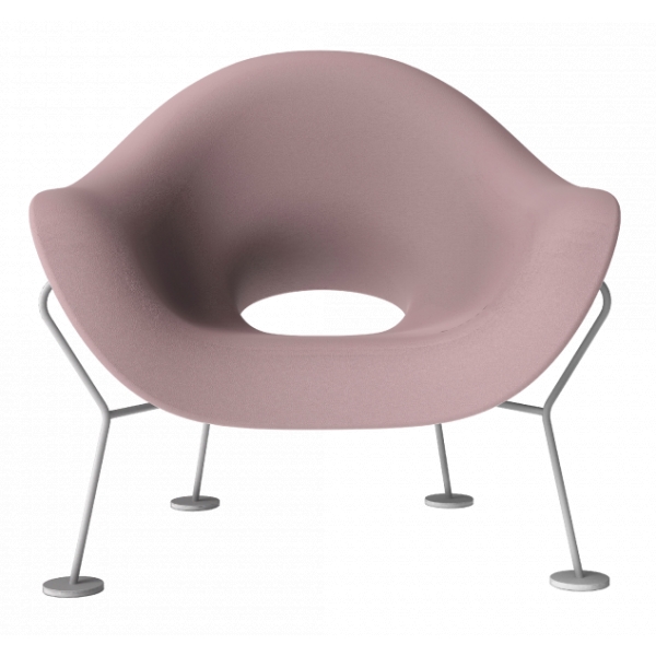 Qeeboo - Pupa Armchair Powder Coat Outdoor - Pink - Qeeboo Chair by Andrea Branzi - Furnishing - Home
