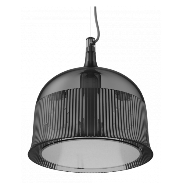 Qeeboo - Goblets Ceiling Lamp Medium - Fumo - Lampada Qeeboo by Stefano Giovannoni - Illuminazione - Casa