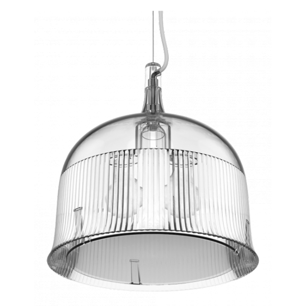 Qeeboo - Goblets Ceiling Lamp Medium - Trasparente - Lampada Qeeboo by Stefano Giovannoni - Illuminazione - Casa