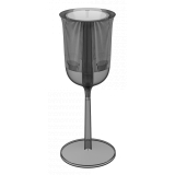 Qeeboo - Goblets Table Lamp Small - Smoke - Qeeboo Lamp by Stefano Giovannoni - Lighting - Home