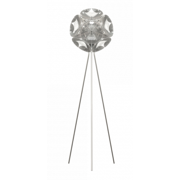 Qeeboo - Pitagora Free Standing Lamp Dimmer - Transparent - Qeeboo Lamp by Richard Hutten - Lighting - Home