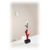 Qeeboo - Korall Vase - Black Red - Qeeboo Vase by Andrea Branzi - Furnishing - Home