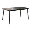 Qeeboo - X Table 160 - Black - Qeeboo Table by Nika Zupanc - Furnishing - Home