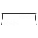 Qeeboo - X Table Extendible - Black - Qeeboo Table by Nika Zupanc - Furnishing - Home