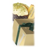 Vincente Delicacies - Panettone Coated with White Chocolate and Sicilian Pistachio Stuffed with Pistachio Cream - Le Chic