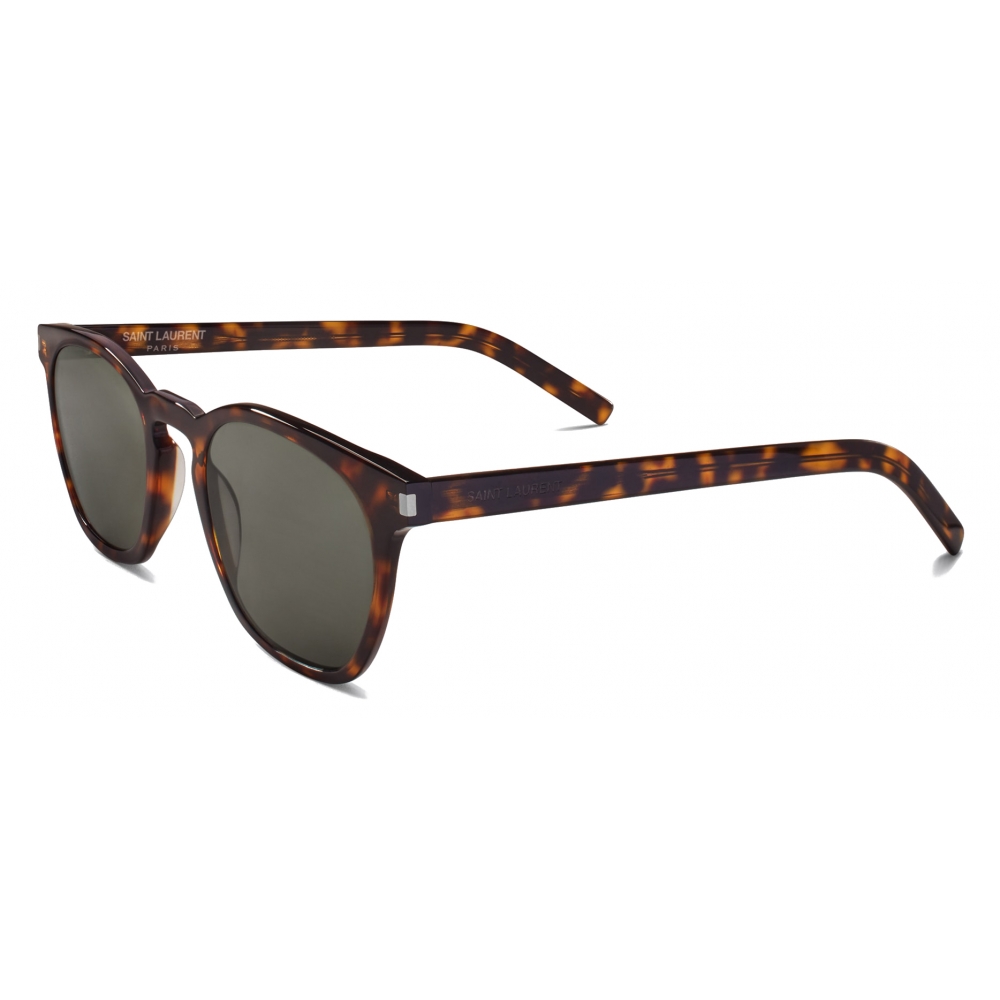 Yves Saint Laurent - SL 28 Slim Sunglasses - Havana - Sunglasses - Saint Laurent Eyewear - Avvenice