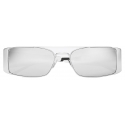 Yves Saint Laurent - SL 366 Lenny Sunglasses - Oxidized Silver - Sunglasses - Saint Laurent Eyewear