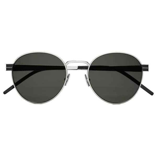 Saint Laurent Eyewear monogram-plaque pilot-frame Sunglasses