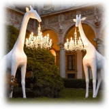 Qeeboo - Giraffe in Love Outdoor - White - Qeeboo Chandelier by Marcantonio - Lighting - Home