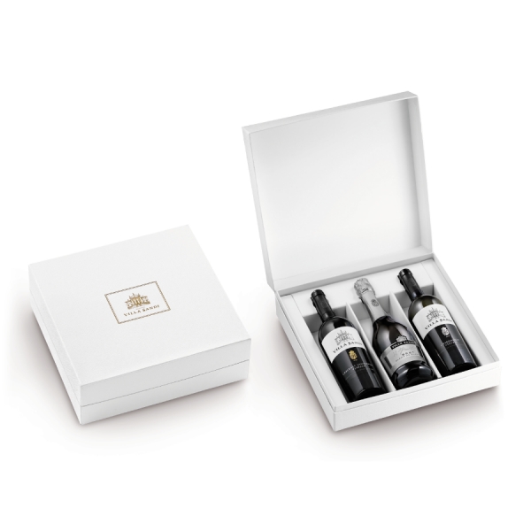 Villa Sandi - White Package - Gift Box with 3 Bottles - Quality Sparkling Wine - Prosecco & Sparking Wines
