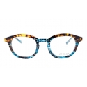 No Logo Eyewear - NOL30178 - Yellow Havana with Black and Blue Bonding - Eyeglasses