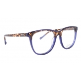 No Logo Eyewear - NOL30176 - Havana with Blue Front Gluing - Eyeglasses