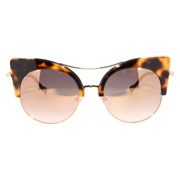 No Logo Eyewear - NOL30093 Sun - Havana and Shiny Gold - Sunglasses