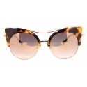 No Logo Eyewear - NOL30093 Sun - Havana and Shiny Gold - Sunglasses