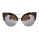 No Logo Eyewear - NOL30093 Sun - Gold and Shiny Brown - Sunglasses