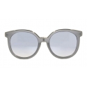 No Logo Eyewear - NOL30151 Sun - Grigio Opaco Semi Trasparente e Canna di Fucile Lucido - Occhiali da Sole