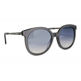 No Logo Eyewear - NOL30151 Sun - Matt Grey Semi Transparent and Polished Rifle Barrel - Sunglasses