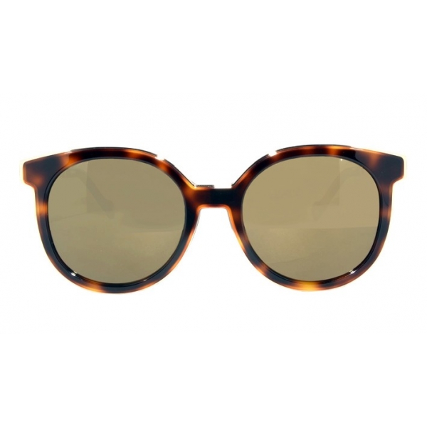No Logo Eyewear - NOL30151 Sun - Glossy Havana and Shiny Gold - Sunglasses
