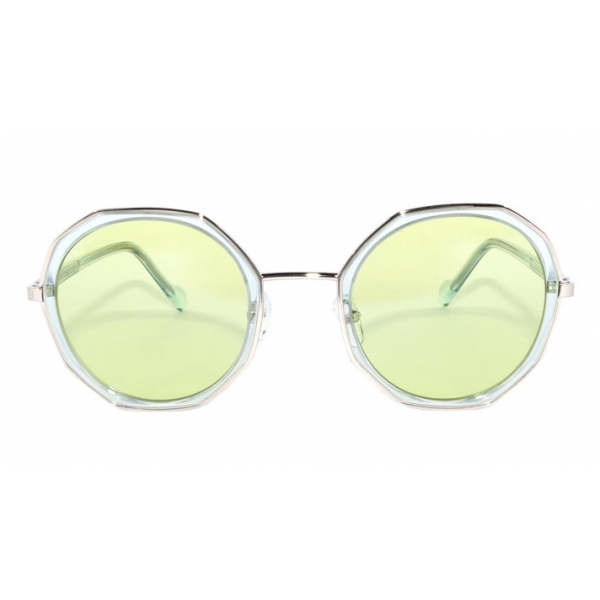 No Logo Eyewear - NOL09951 Sun - Transparent and Green - Sunglasses
