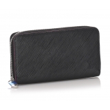Louis Vuitton Vintage - Epi Zippy Wallet - Nero - Portafoglio in Pelle Epi e Pelle - Alta Qualità Luxury