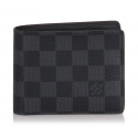 Louis Vuitton Damier Graphite Portefeiulle Marco Men's Wallet Slender  Florin 861255