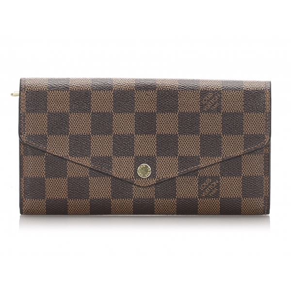 LOUIS VUITTON LOUIS VUITTON Zippy wallet purse around N41660 Damier Azur  leather Ivory Used N41660